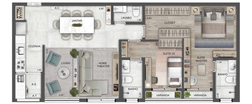 Imagem 22 de 23 de Apartamento À Venda No Bairro Perdizes - São Paulo/sp - O-18520-30859