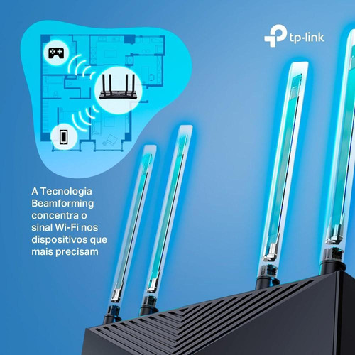 Roteador Archer Ax53 Wifi 6 Gigabit Dual Band Ax3000 Tp-link