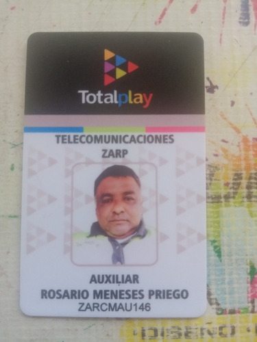 10 Credencial De Pvc A Todo Color Ambos Lados
