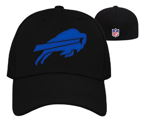 Gorra Buffalo Bills Nfl Cerrada Alto Relieve Logo Terciopelo