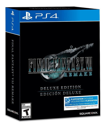 Final Fantasy VII Remake  Final Fantasy VII Deluxe Edition Square Enix PS4 Físico