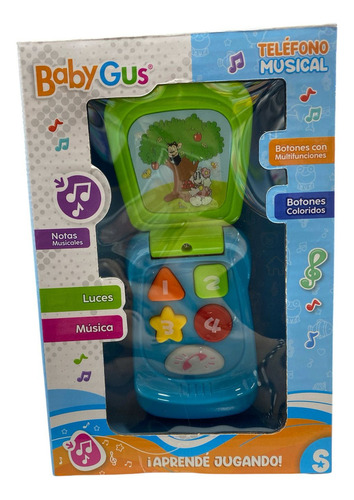 Telefono Musical Interactivo Aprende Jugando Babygus
