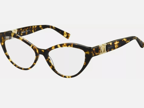 Max Mara Lentes Oftalmicos Cat Eye Habana Armazon