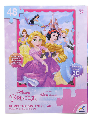 Rompecabezas Jca-3093t 3d Princesas De Disney Novelty