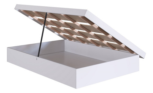 Cama Casal Box Baú 140 Bogotá Branco