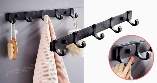 Toallero De Baño Plegable De Aluminio Ahorro Espacio Moderno