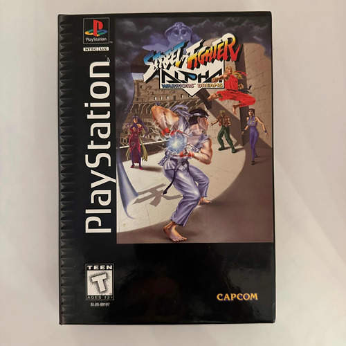 Street Fighter Alpha Caja Larga Ps1 Playstation Coleccion