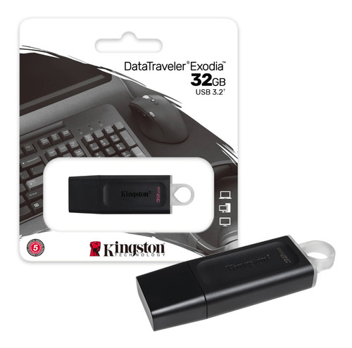 Pendrive 32gb Kingston Datatraveler 100 Usb 3.1, 3.0 Y 2.0