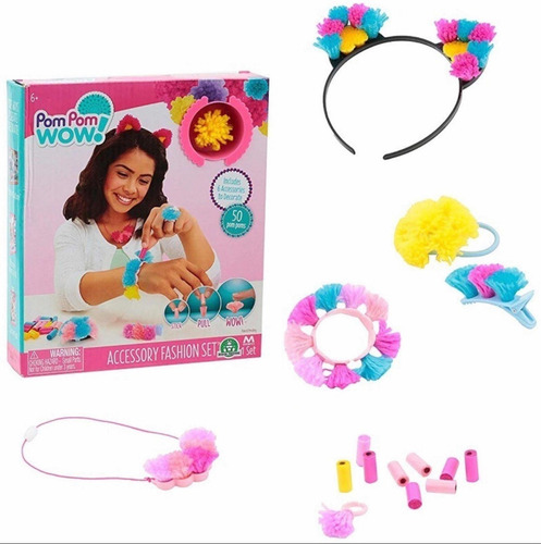 Imagen 2 de 4 de Pom Pom Wow Fashion Set De Arte Y Decoracion C/accesorios