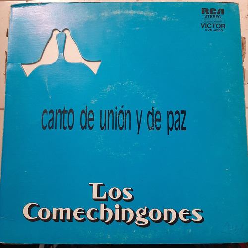 Vinilo Los Comechingones Canto De Union Y De Paz Album F5