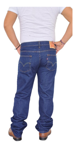 Pantalón Para Levi's 505 H Azul Regular Hombre