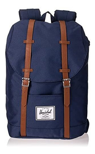 Mochila Herschel Retreat, Azul Marino, Clásica 19.5l