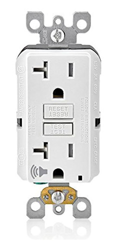 Leviton Gfta2w Smartlockpro Selftest Slim Gfci Con Audible T