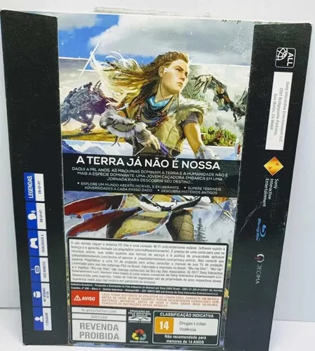 Jogo Horizon Zero Dawn Ps4 Embalagem Pack Papelão em Promoção na Americanas