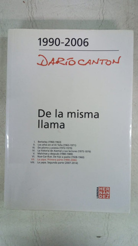 De La Misma Llama Vii - Dario Canton - Libreria Hernandez