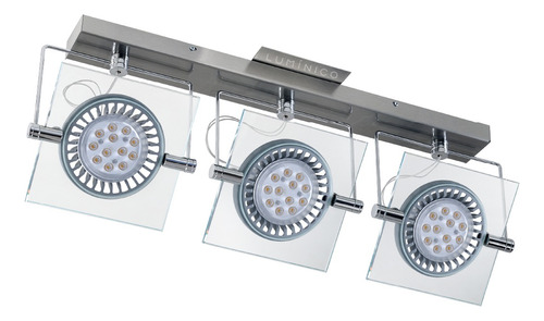 Aplique L 111 De 3 Luces Apto Led Living Palier Luminico