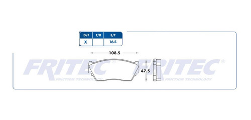 Balatas Delanteras Y Traseras Tsuru 3 Iii Fritec Ceramica