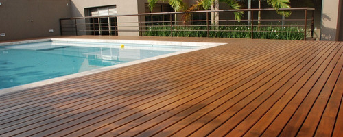 Deck De Pvc, Linea Practiko 20 Mm  Para Alberca  