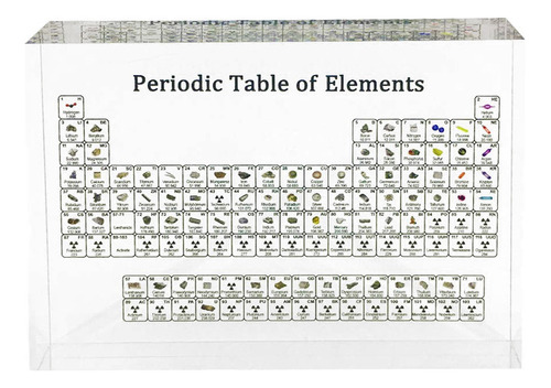 Tabla Periódica De Elementos Químicos Reales Con Cápsulas