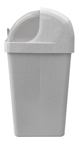 Bote De Basura 30l Con Tapa Tipo Cortina Varios Colores