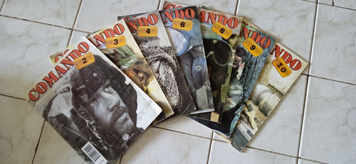 24 Revistas De La Colección Comando.