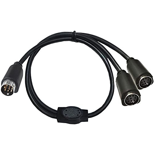 Traovien S-video - Cable Divisor Mini Din Y De 8 Pines, Mini