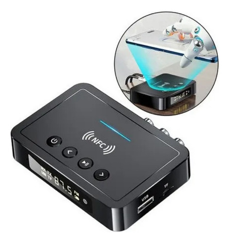 Adaptador Bluetooth Três-em-um Fm Computador Universal.
