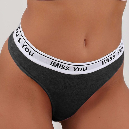 Tanga De Algodón Transpirable Sin Costuras Para Mujer, Cintu