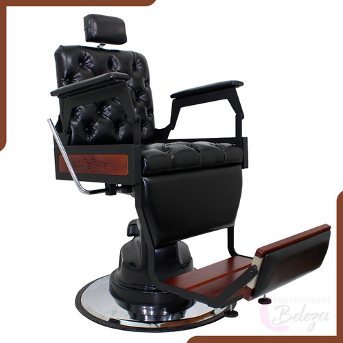 Imagem 1 de 8 de Cadeira Barbeiro Hawk Encosto Com Articulação Total - Kixiki