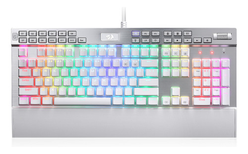 Teclado Para Jogos Redragon K550 Rgb 104 Teclas + 12 Macro G
