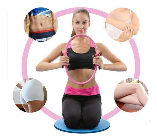 Conjunto De 5 Peças Pink Pilates Circle | Conjunto Abahub Yo