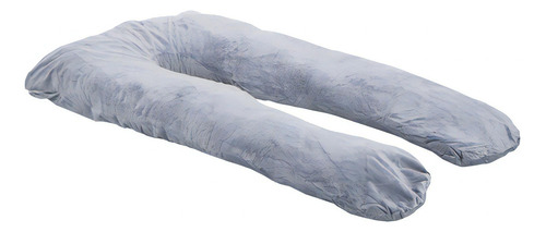 Almohada Ortopédica Embarazo/lactancia Prenatal Estilo Puff Color Gris