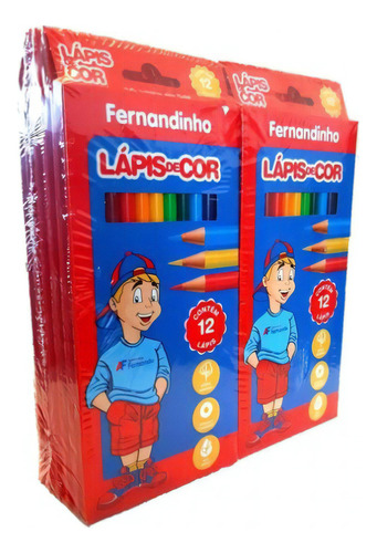 Lápis De Cor Fernandinho Faber Castell 12 Caixas Atacado