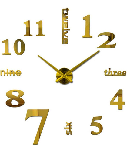 Amazlife Reloj De Pared 3d Diy ' Reloj De Pared Moderno 3d