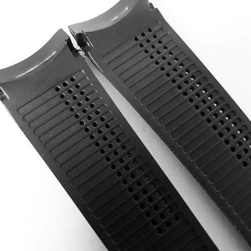 Extensible Negro 24mm Logo Horizontal Compatible Tag Heuer