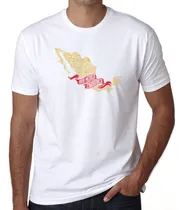 Comprar Playera Mexico Republica Mexicana Calendario Azteca Mapa