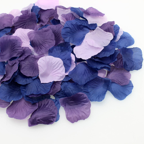 900 Petalo Rosa Seda Purpura Lavanda Azul Marino Flor Boda