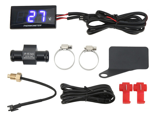 Medidor De Temperatura Del Agua Lcd Universal Para Motocicle