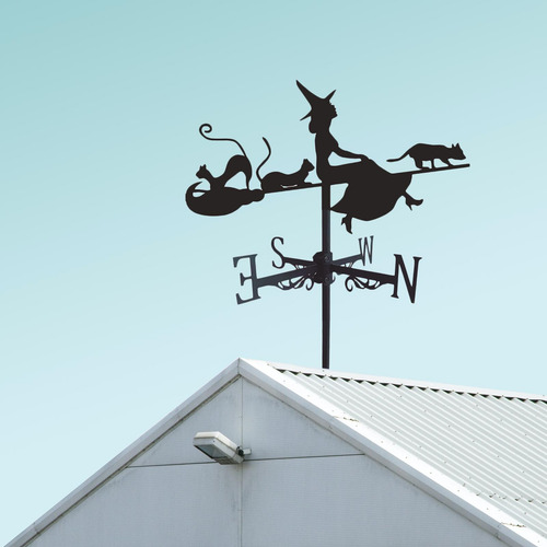 Weathervane Weather Rust Bruja Y Gato Bruja Y Gato