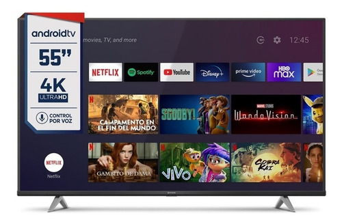 Smart Tv 4k Uhd 55 Pulgada Hitachi Le554ksmart21 Android Csi