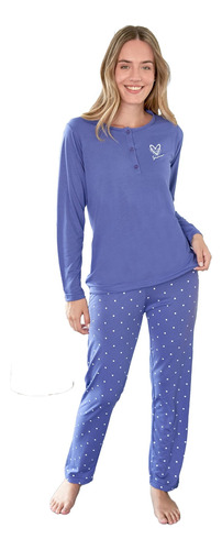 Pijama De Modal Estampado Susurro Talle Especial