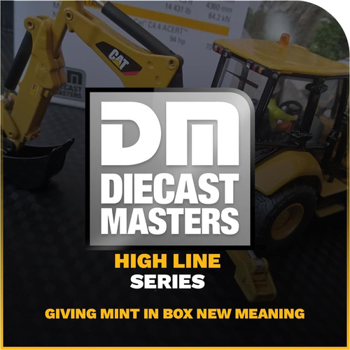 Diecast Masters 1:50 Escala Caterpillar 420f2 It Retroesc...