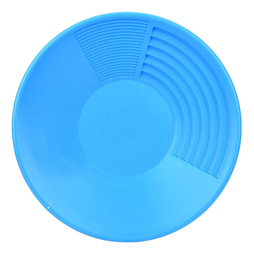 Gold Pan Plastic Blue Dual Riffles Herramienta De Lavado Par