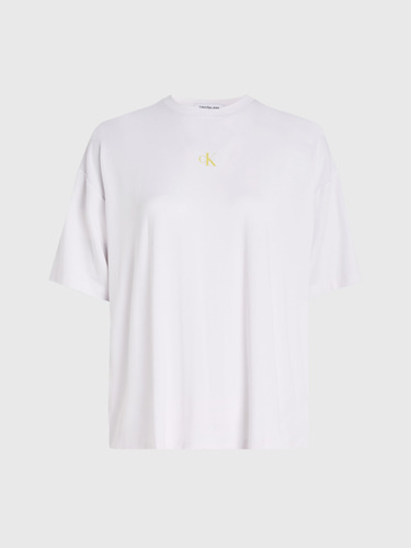 Polera Back Boyfriend Blanco Calvin Klein