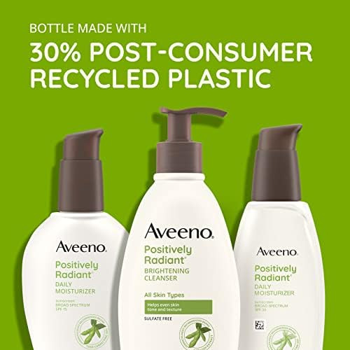 Aveeno Limpador Facial Com Brilho Positivamente Radiante Par