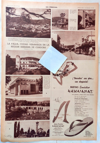 La Ciudad De La Falda Cordoba En 1962 La Prensa 8 Fotos