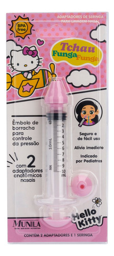 Tchau Funga Funga Adaptador Lavagem Nasal Hello Kitty 10ml