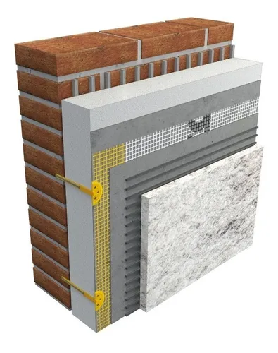 Eifs Aislación Térmica Y Acustica Exterior Mampostería X M2