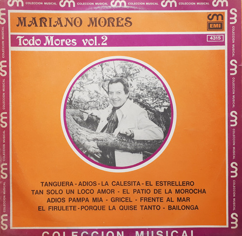 Mariano Mores - Todo Mores Vol. 2 B Lp