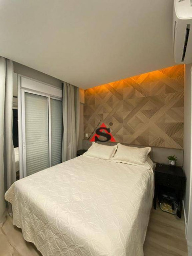 Apartamento Com 1 Dormitório À Venda, 74 M² Por R$ 735.000,00 - Jardim - Santo André/sp - Ap42443